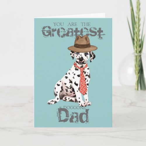 Dalmatian Dad Card