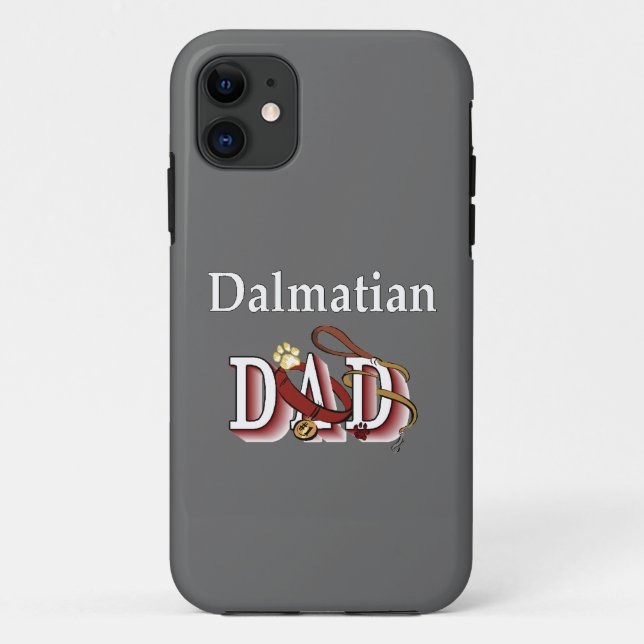 Dalmatian Dad Case-Mate iPhone Case (Back)