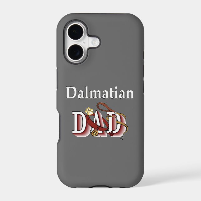 Dalmatian Dad Iphone Case (Back)