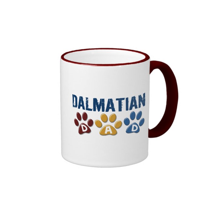 DALMATIAN Dad Paw Print 1 Mug