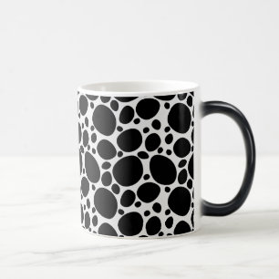 Dalmatian Dog Animal Black & White Pattern Color Morph Mug