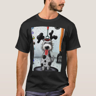 Dalmatian dog artwork puppy design T-Shirt