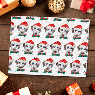 Dalmatian Dog Breed Christmas Fleece Blanket