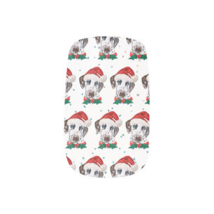 Dalmatian Dog Breed Christmas Minx Nail Art