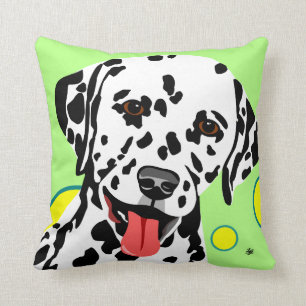 Dalmatian Dog Breed Throw Pillow
