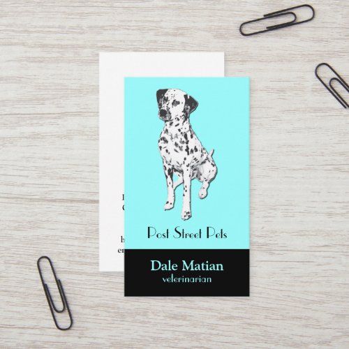 Dalmatian Dog Business Card