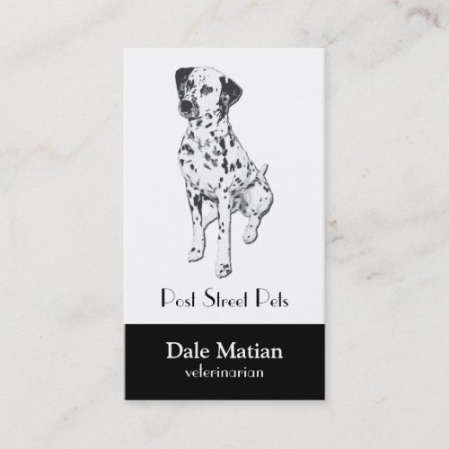 Dalmatian Dog Business Card