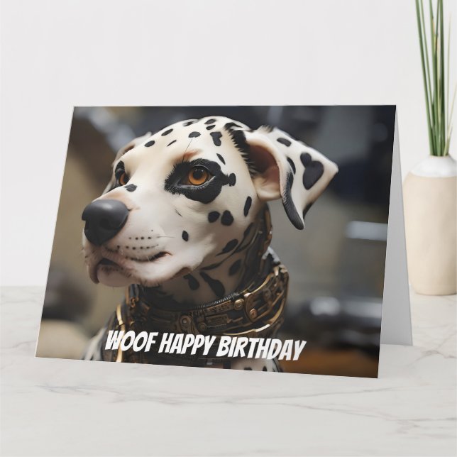Dalmatian dog card (Front)