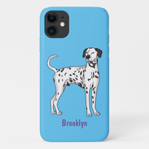 Dalmatian dog cartoon iPhone 11 case