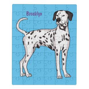 Dalmatian dog cartoon jigsaw puzzle
