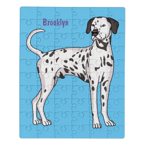 Dalmatian dog cartoon jigsaw puzzle