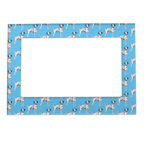 Dalmatian dog cartoon magnetic frame