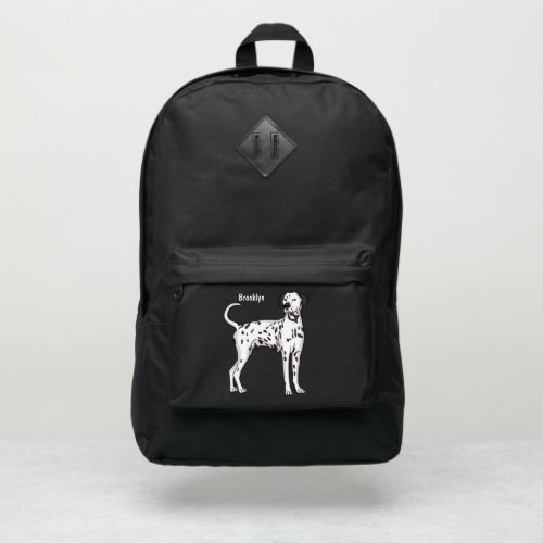 Dalmatian dog cartoon  port authority backpack