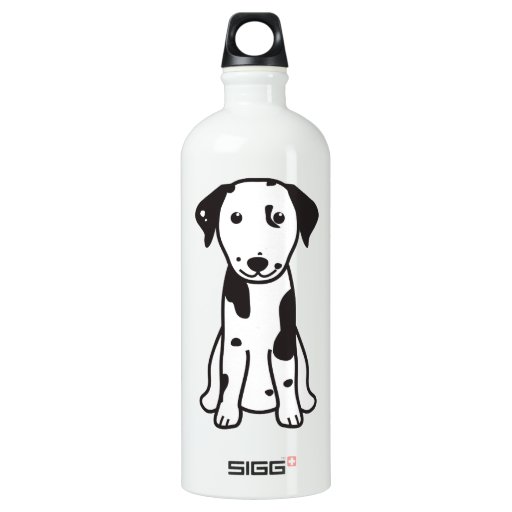 Dalmatian Dog Cartoon Water Bottle | Zazzle