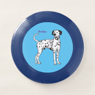 Dalmatian dog cartoon Wham-O frisbee
