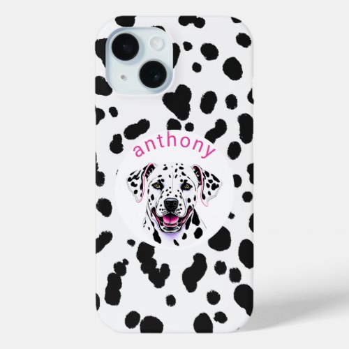 Dalmatian Dog iPhone 15 Case