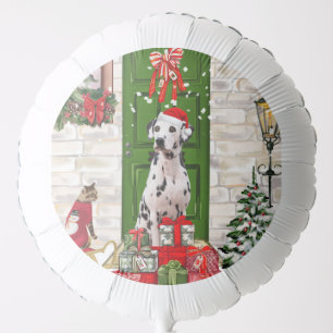 Dalmatian Dog Christmas Balloon
