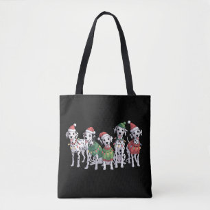 Dalmatian Dog Christmas Lover Xmas Dog Mom Tote Bag