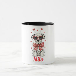 Dalmatian dog coffee mug valentines day 2026