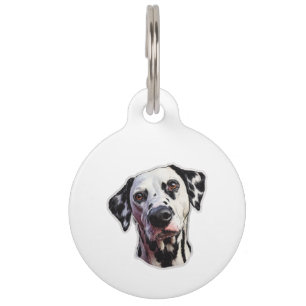 Dalmatian Dog Create Your Own Custom Text Pet ID Tag