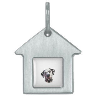 Dalmatian Dog Create Your Own Custom Text Pet ID Tag