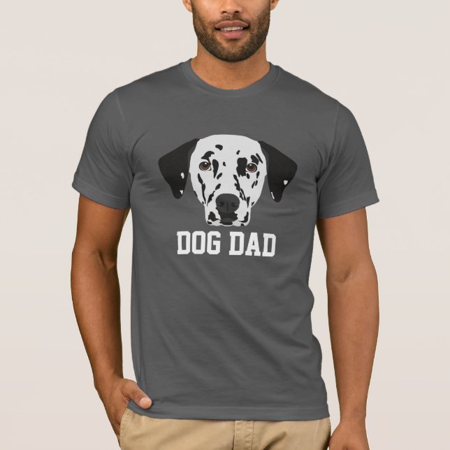 Dalmatian Dog Dad T-Shirt (Front)