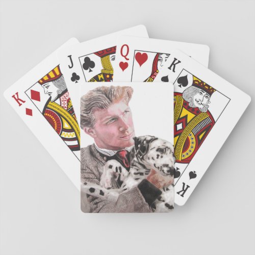Dalmatian Dog Dogs cute Animal Spotty Poker Cards