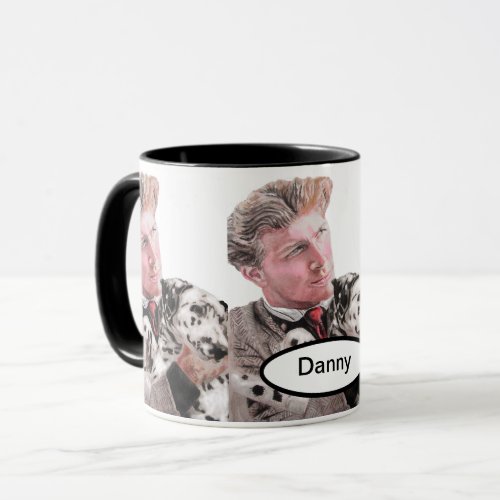 Dalmatian Dog Dogs cute Spotty Black White Mug