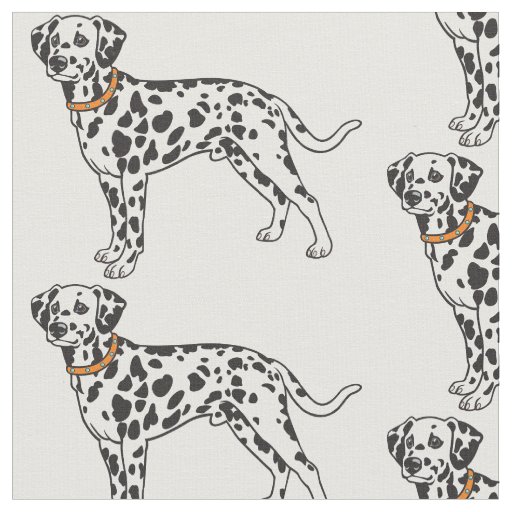 Dalmatian dog fabric