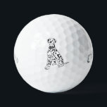 Dalmatian dog  golf balls<br><div class="desc">Add a touch of charm to your game with our Dalmatian Dog Golf Balls. Perfect for dog lovers and golf enthusiasts, these high-quality golf balls feature delightful illustrations of playful Dalmatians, bringing a unique and fun element to your golfing experience. Crafted for performance and durability, our golf balls ensure consistent...</div>