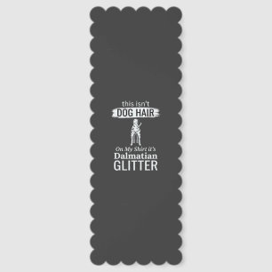 Dalmatian Dog Hair Glitter Funny Pet Bookmarks