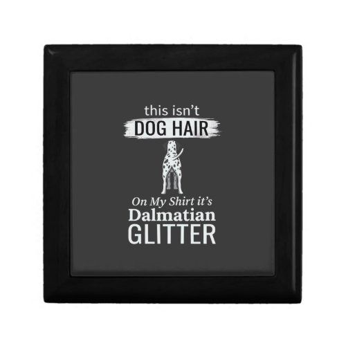 Dalmatian Dog Hair Glitter Funny Pet Gift Box