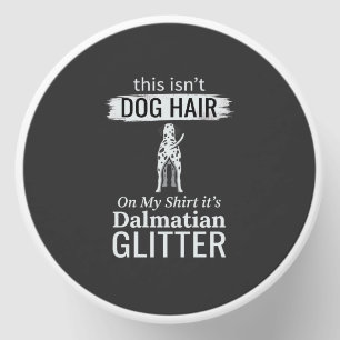 Dalmatian Dog Hair Glitter Funny Pet Mini Candle Favors