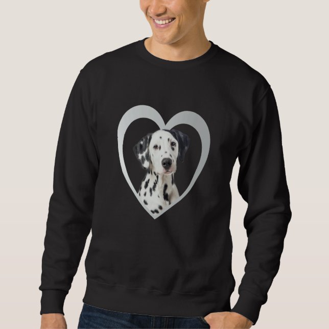 Dalmatian  Dog Heart   Dalmatian  Dalmatian  1 Sweatshirt (Front)