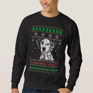 Dalmatian Dog Lover Ugly Christmas Sweater Xmas