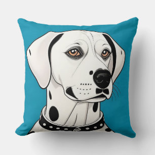 Dalmatian Dog Modern Home Decor Accent Throw Pillow