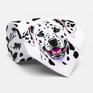 Dalmatian Dog Neck Tie