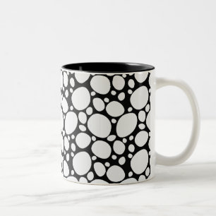 Dalmatian Dog Pattern Two-Tone Coffee Mug