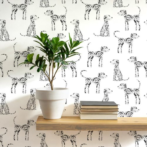 Dalmatian Dog Pattern Wallpaper