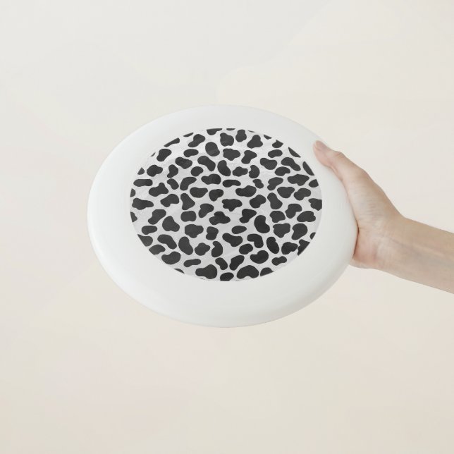 Dalmatian Dog Pattern Wham-O Frisbee (In Hand)