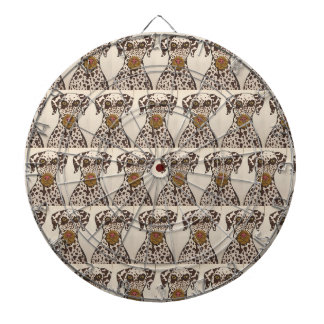 Dalmatian Dog Patterned Dartboard