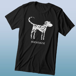 Dalmatian Dog Personalized Tri-Blend Shirt