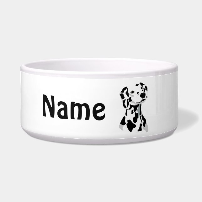Dalmatian Dog Pet Bowl (Front)