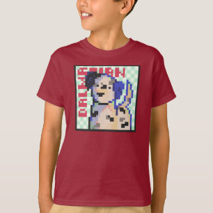 Dalmatian Dog, Pixel Art, Pixelart  T-Shirt