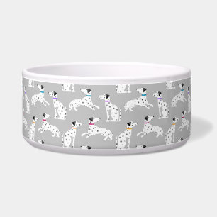 Dalmatian Dog Polka Dot Animal Watercolor Bowl