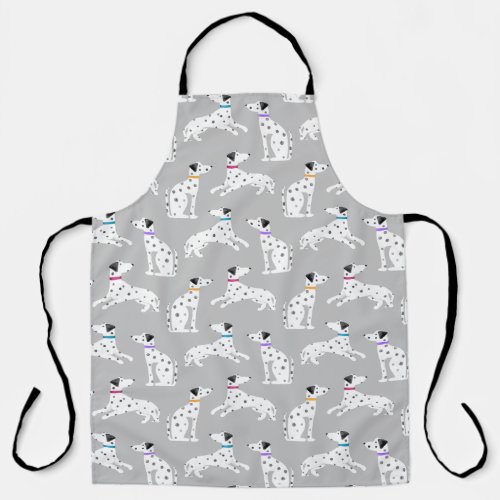 Dalmatian Dog Polka Dot Animal Watercolor Kids Apron