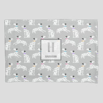 Dalmatian Dog Polka Dot Animal Watercolor Kids Pillow Case