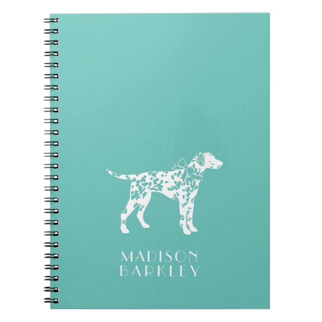 Dalmatian Dog Puppy Notebook (Front)