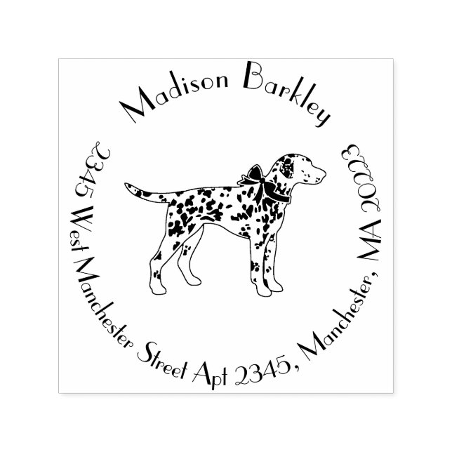 Dalmatian Dog Puppy Self-inking Stamp (Design)