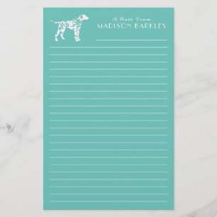 Dalmatian Dog Puppy Stationery